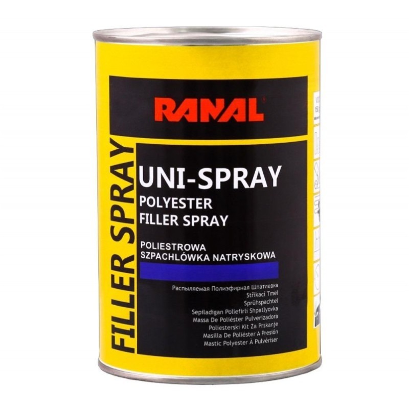 RANAL UNI-SPRAY Purškiamas glaistas (pilkas) 1,2 Kg