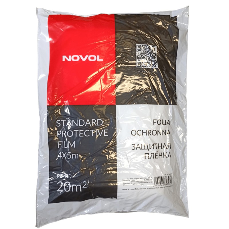 NOVOL polietileninė uždengimo plėvelė 4 x 5 m