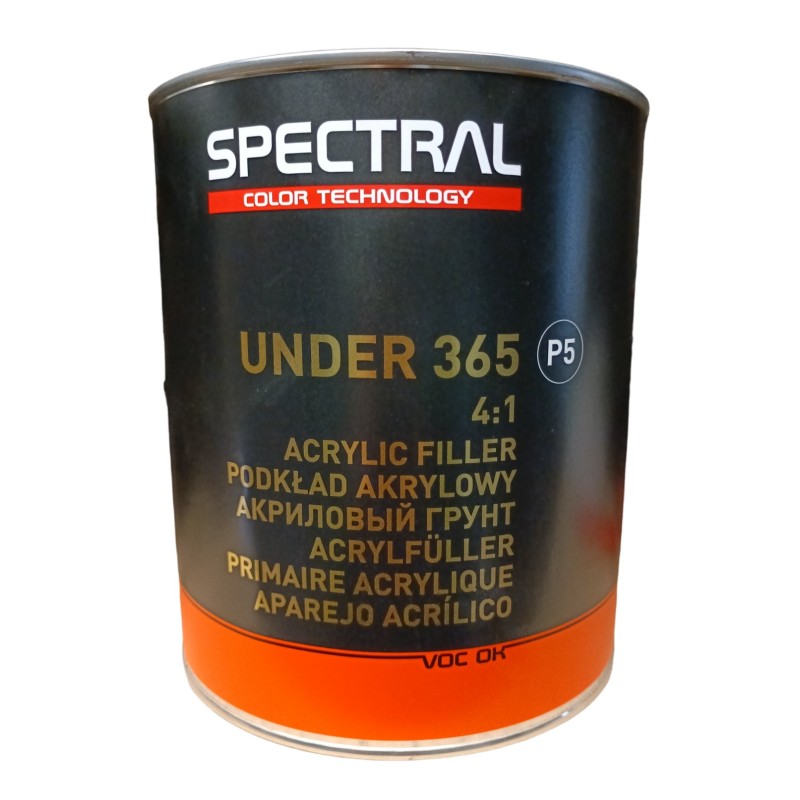 SPECTRAL Gruntas UNDER 365 4:1 (juodas) 2,8L + kietiklis H 6525
