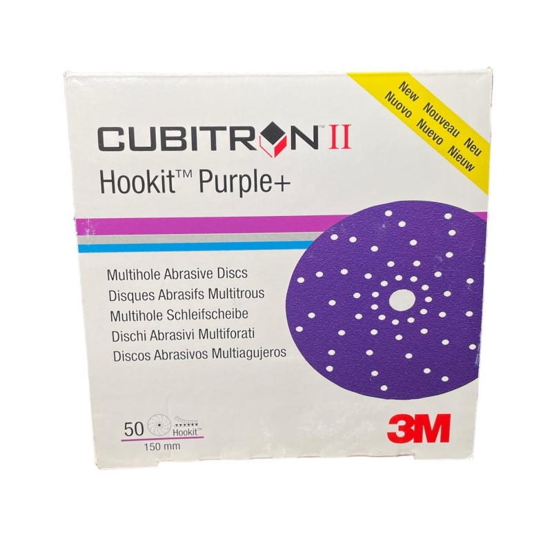 CUBITRON II Purple+ Šveitimo diskai P220 150mm (50 vnt)