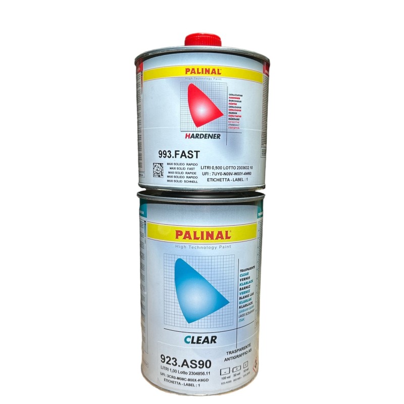 PALINAL akrilinis lakas 923.AS90 1L + kietiklis 993.FAST