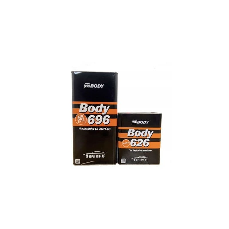 Lakas HB BODY 696 Air Dry Clear HS SR 2:1, 5L +2,5L kietiklis greitas (627)